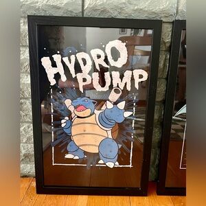 Framed Pokémon posters